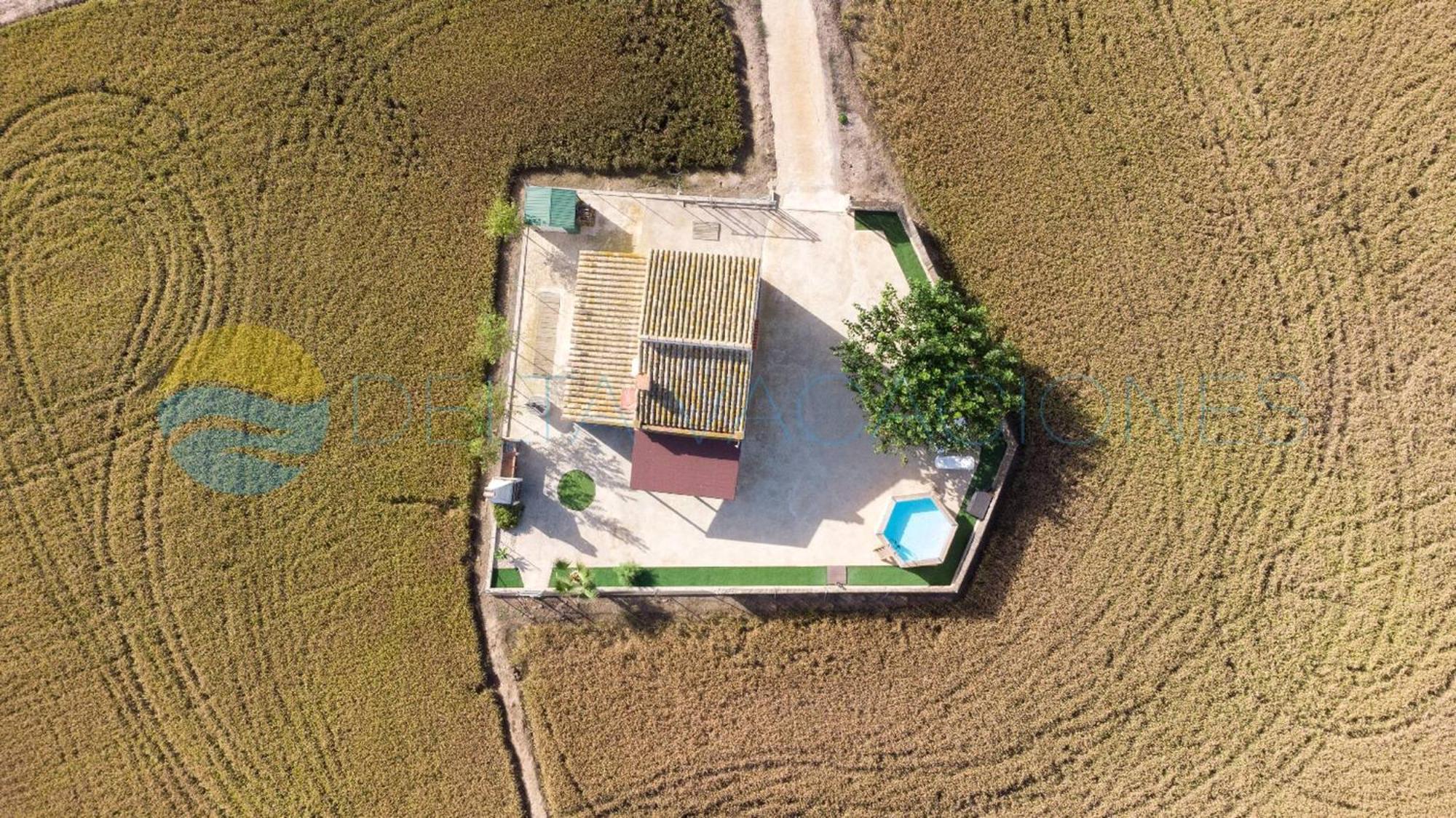 Illa - Casa rural aislada con piscina y cerca playa de la Marquesa Villa Deltebre Exterior foto